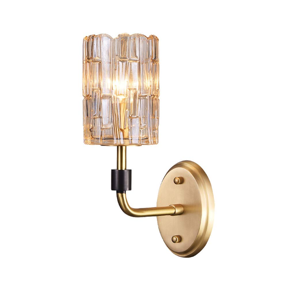 HPTHLY Wall Mounted Light Brass Wall Lantern Indoor Wall Lamp Bedroom Wall Lighting Wall Sconce Living Room Fixtures Lighting Room Art Decor Luminaire E14 E