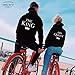 Daisy for U King Queen Couple Set Sudadera con Capucha