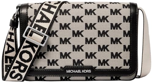 Michael Kors Malone Mini bolsa transversal com aba, Nula, One Size