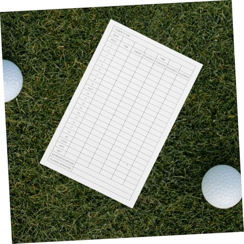 Tarjetas para anotar puntuación de golf BESPORTBLE 30pcs miniatura 6