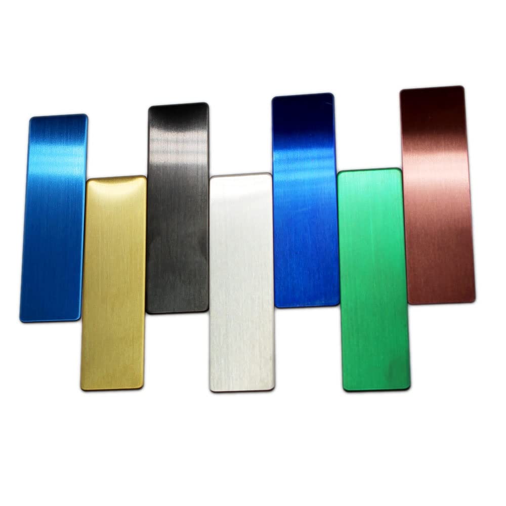 Porte-Badge Nominatif Vierge Acier Inoxydable 70x20 Mm – Gravure Laser Possible – Lot 5/10 Pièces
