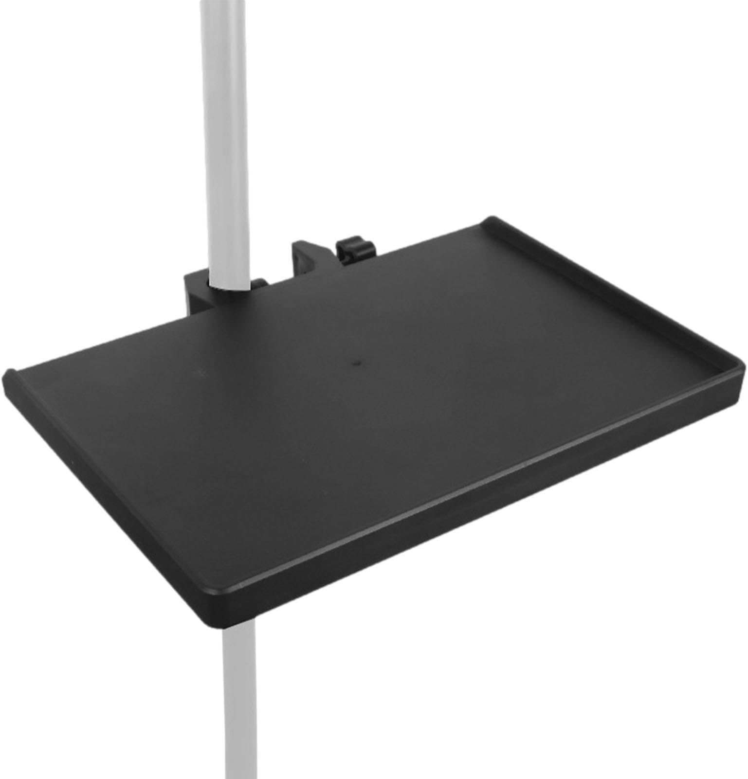 Microphone Stand Tray: Adjustable Sheet Music Stand, Clip Accessory Tray, Reliable Sound Card Rack | Portable Recording Studio Organizer For Inte