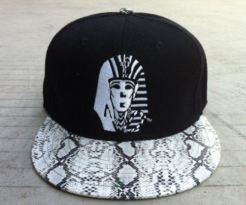 Last Kings Snake Skin Snapback V Snap Back Leopard(black)