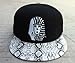 Last Kings Snake Skin Snapback V Snap Back Leopard(black)
