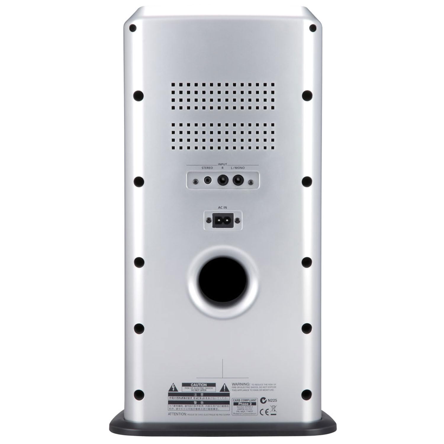 Roland PM-03 Tragbarer Drum Monitor Verstärker für E-Drum 30 Watt mit keepdrum GC075 Stereo-Klinkenkabel