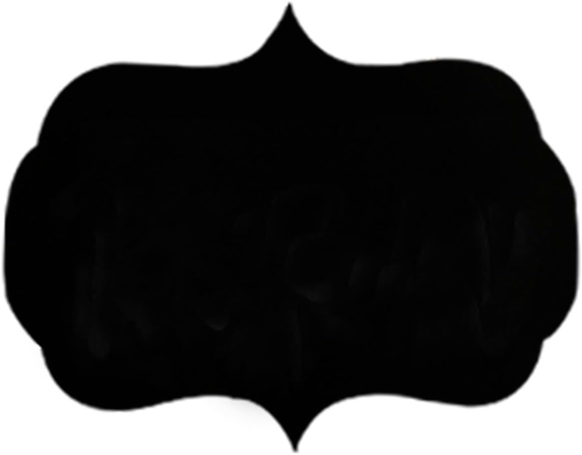 Wrapables Set of 36 Chalkboard Labels/Chalkboard Stickers for Organizing, Labeling, Gift Tags, Drink/Wine Markers, and Weddings - 2" x 1.5" Fancy Frame