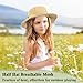 Solaris Kids Sun Hat UPF50+ Sun Protection, Large Mesh Super Breathable Outdoor Travel Beach Play Bucket Hats for Girs Boys Teenagers 5-13 Years, Olive