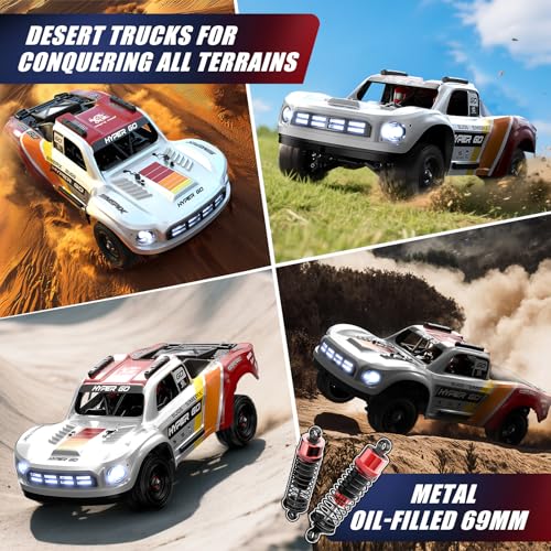 Image of MJX Hyper GO 14211 1 /14 Brushless 4X4 RC Desert Trucks with Gyro, RTR All Terrain Short Course Truck, Max 45mph Fast RC Cars for Adults, Electric Powered 2 of 2000 mAh RC Car for Adult