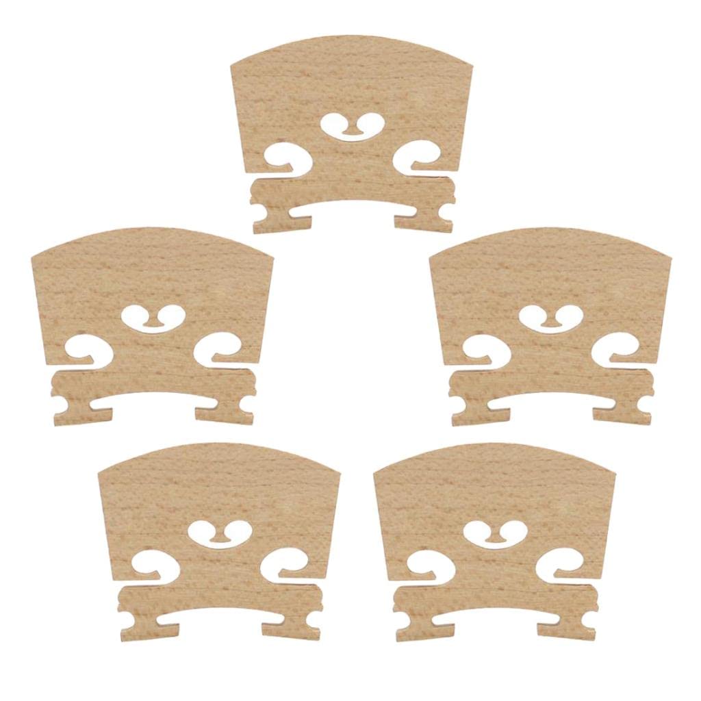 CALANDIS 5Pcs Maple Wood Violin Bridge For 4/4 Full Size Violin Replacement Durable | Other Accessories | Parts & Accessories | String | Musical Instruments & Gear