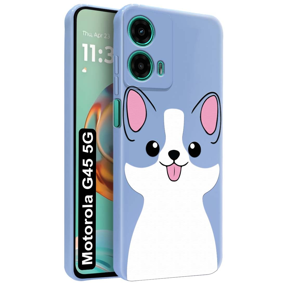 Fashionury Shockproof Glossy Soft TPU Back Cover Case for Motorola G45 5G | 360 Degree Protection | Protective Design | Designer Back Cover Case for Motorola G45 5G -MB337 (B0DF7XQ4X8) Amazon Price History, Amazon Price Tracker