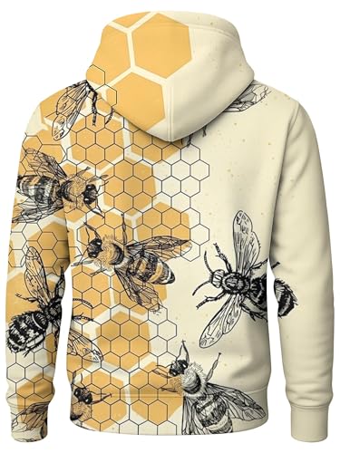 Image of PAGYMO Graphic Hoodies for Men Funny Novelty Pullover Hooded Sweatshirt | Funny 3D print, cool novelty design, colorful pattern, mens graphic pullover hoodie, sarcastic style, funky winter fashion