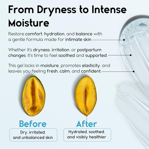 Image of Vaginal Moisturizer | Long-Lasting Gel Relieves Vaginal Dryness, Itching & Irritation | pH-Balanced Fragrance-Hormone Free | Hyaluronic Acid and Glycerin | Pre and Post Menopausal Care, 20 Applicators