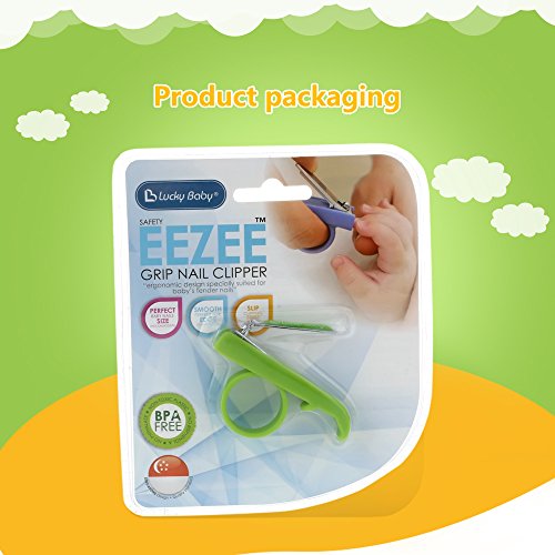 OWSOO Cortador de unhas de bebê de segurança Easy Grip Cortador de unha para recém-nascido infantil