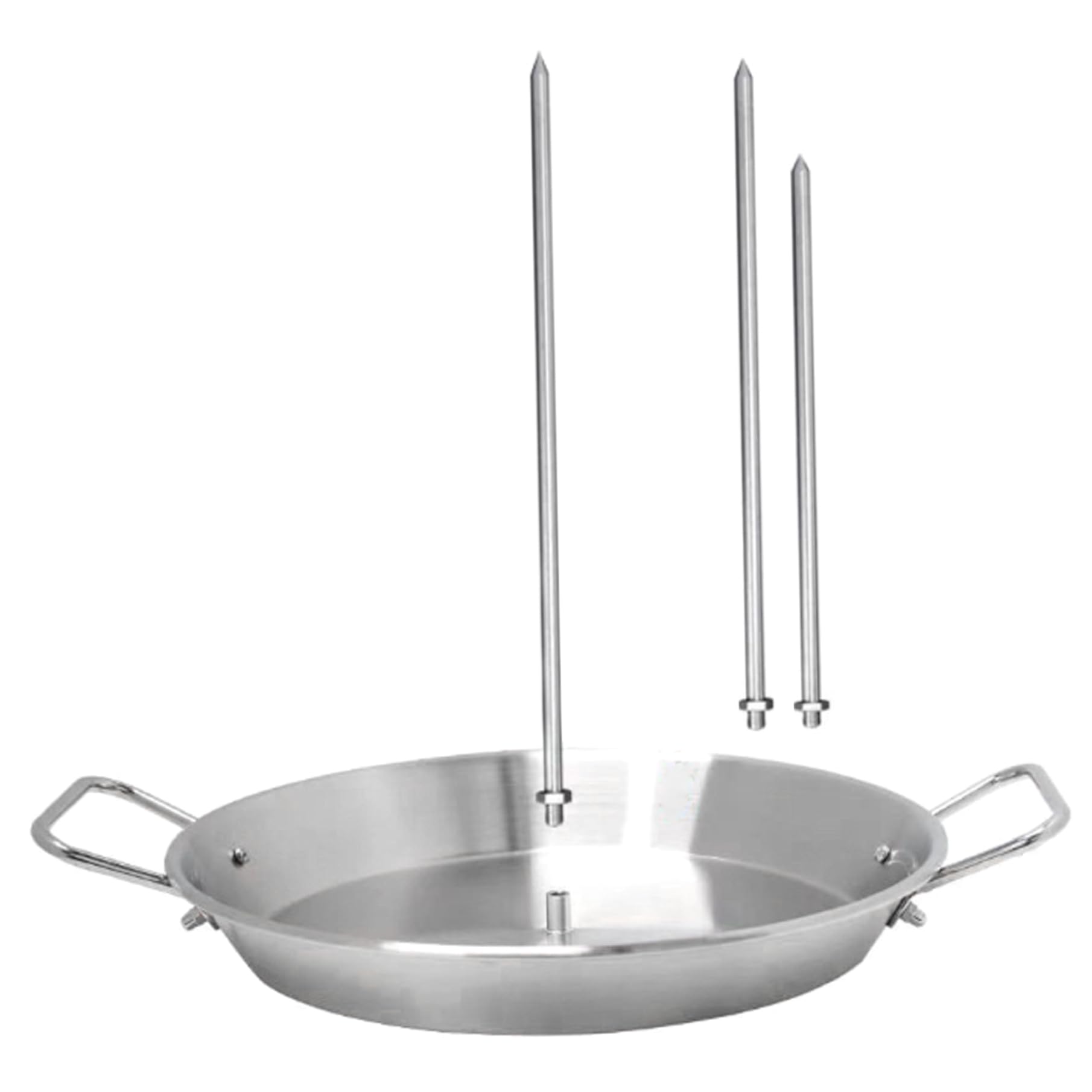 BBQ Vertical Skewer, alsola al pastore al grill, spiedini di supporto verticale con manico, a 3 dimensioni di spiedini in acciaio inossidabile per tacos al pastore, shawarma, kebabs, gyros