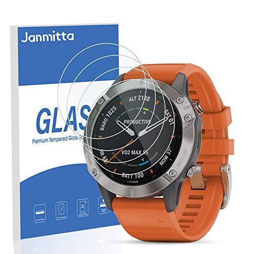 [4-Pack] Janmitta for Garmin Fenix 6 Pro 1.3