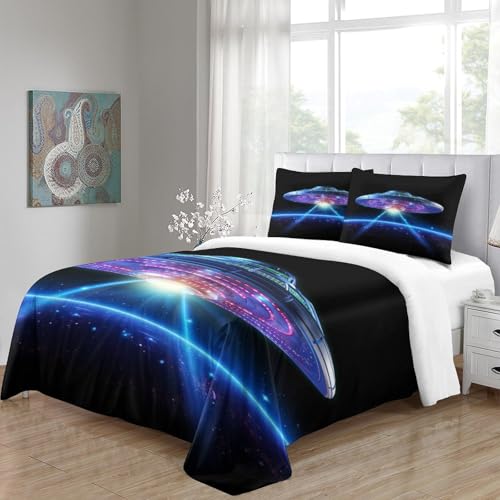 Ensemble de parure de lit 3D microfibre de qualité supérieure 140x200cm