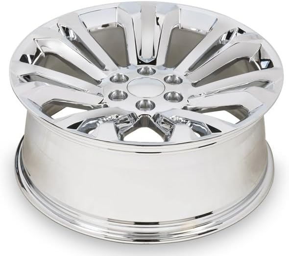 New 22x9 inch OEM Direct Replacement Aluminum Wheel for 1999-2020 Cadillac Escalade 6-139.7mm Silver 22 in Rim 84346100