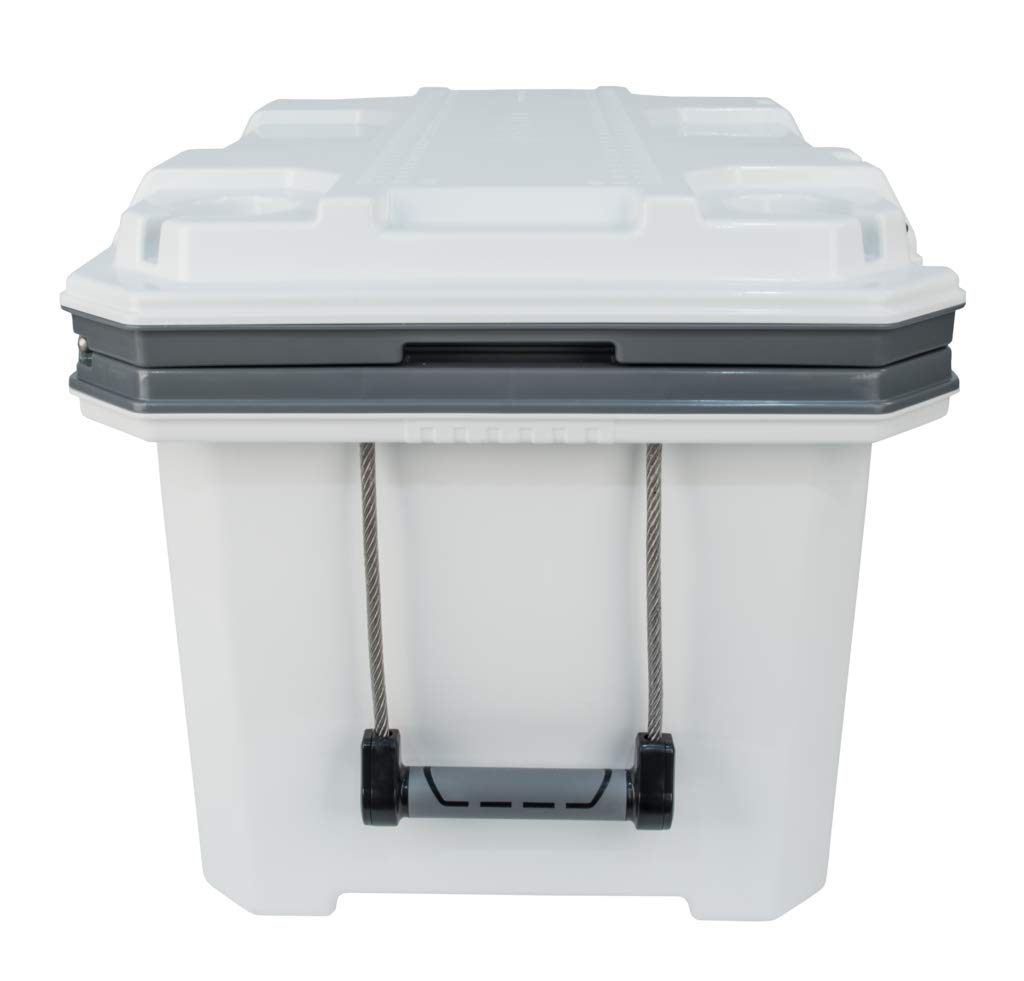 Igloo White IMX 70 Qt Lockable Insulated Ice Chest Injection Molded ...