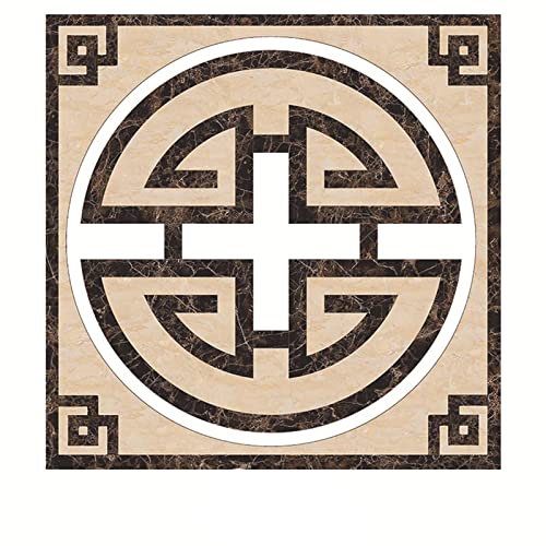 15pcs Decorative Self-Adhesive Tile Stickers,Easy to Peel and Stick Removable Waterproof Wallcovering, Wall Floor Tile Decals for Bathroom Kitchen Backsplash Furniture Stairs Decor