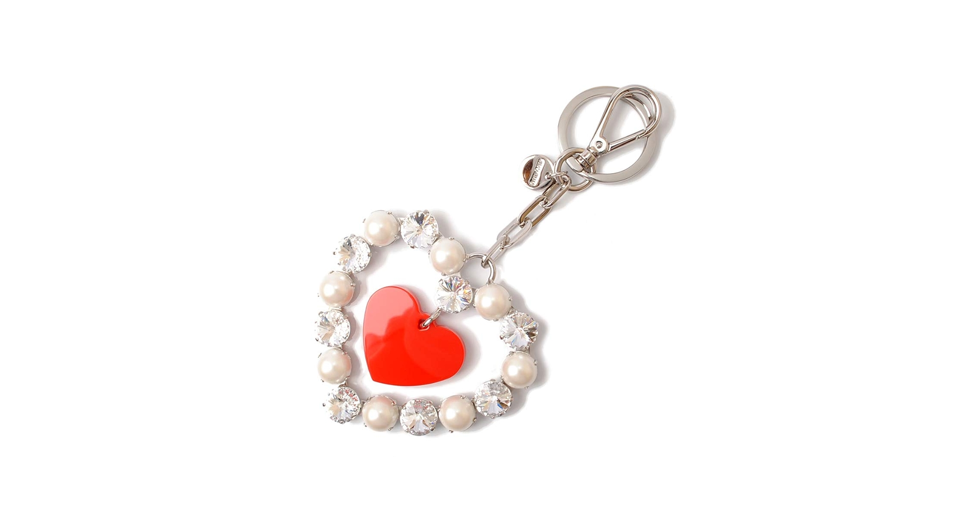 Miumiu キーホルダー、ハート レッド Amazon.co.jp: ミュウミュウ キーリング/バッグチャーム miumiu