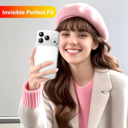 TGLAN for iPhone 17 Pro Max/17 Pro Camera Lens Protector,Silver - image 6