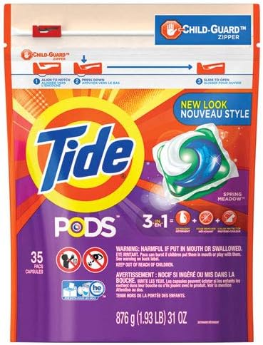 Pods, Laundry Detergent, Spring Meadow, 35/Pack