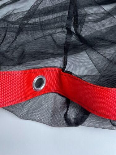 12'x12' 3.6x3.6m Black Double Net Scrims with Two Seams/Overhead Butterfly