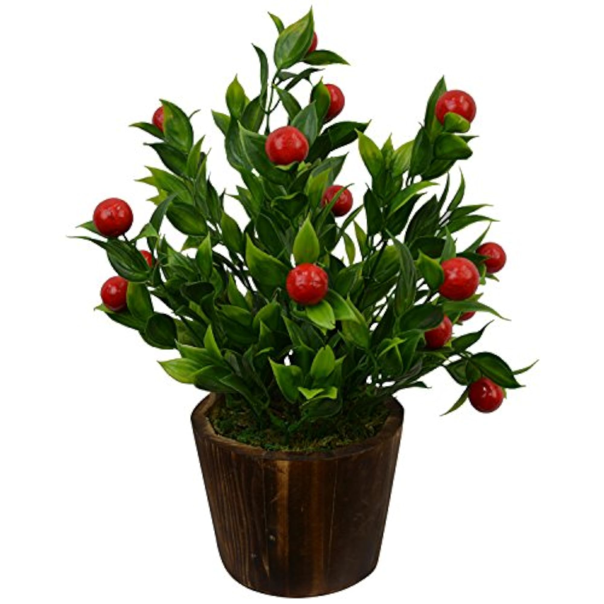 Artificial Plant Bonsai Fruit Bunch in Big Pot, Home Decor