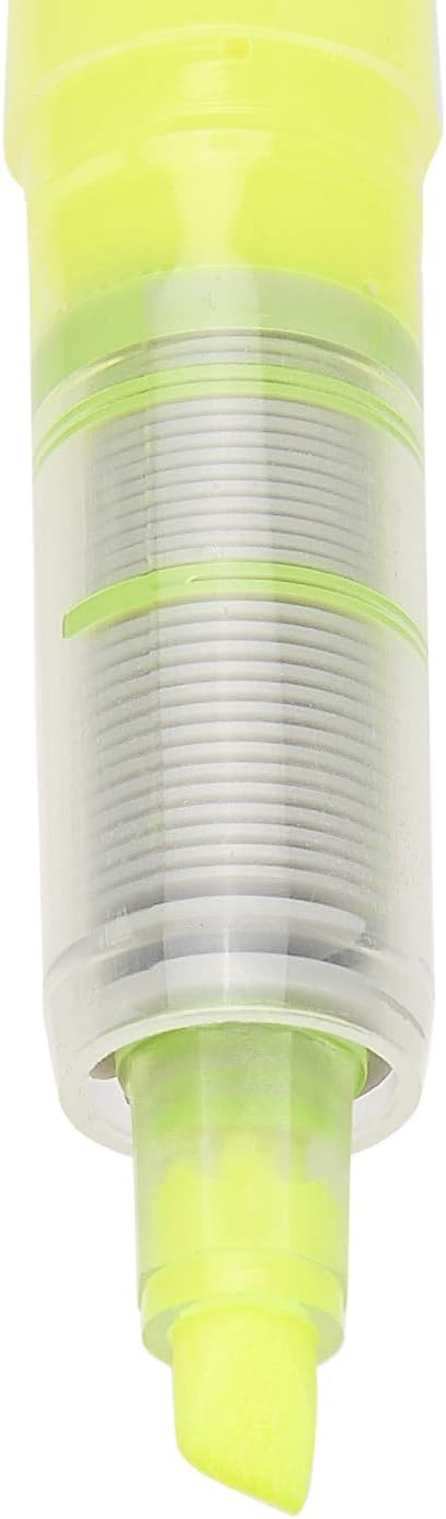 Amazon Basics Liquid Ink Highlighters - Chisel Tip, Yellow, 12-Pack