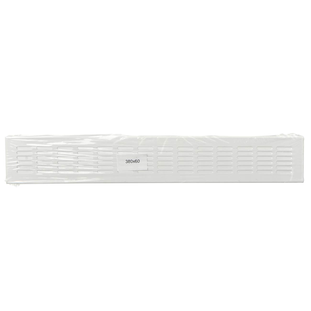 Die Belüftung Gf386b-y Ecklüftungsgitter Aluminium Lackiert 380x60 Mm Weiß