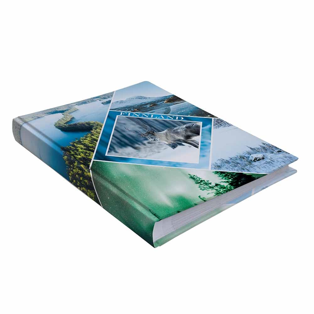 Urlaubsfotoalbum: Finnland, Fototasche für Fotos, Taschen-Fotohalter für lose Blätter, Urlaub Finnland, Handgemachte Fotoalbum (10x15 | für 300 Fotos)