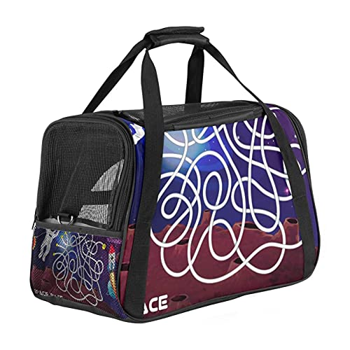 Bolsa de viaje portátil para mascotas, bolsa de viaje aprobada por aerolíneas para gato y conejo,...