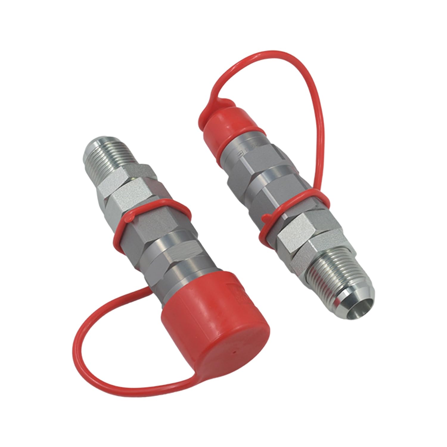 Acoplador hidráulico de conexión rápida de cara plana de 3/4 y 12 compatible con minicargadora Bobcat 7753 773 863 873 963