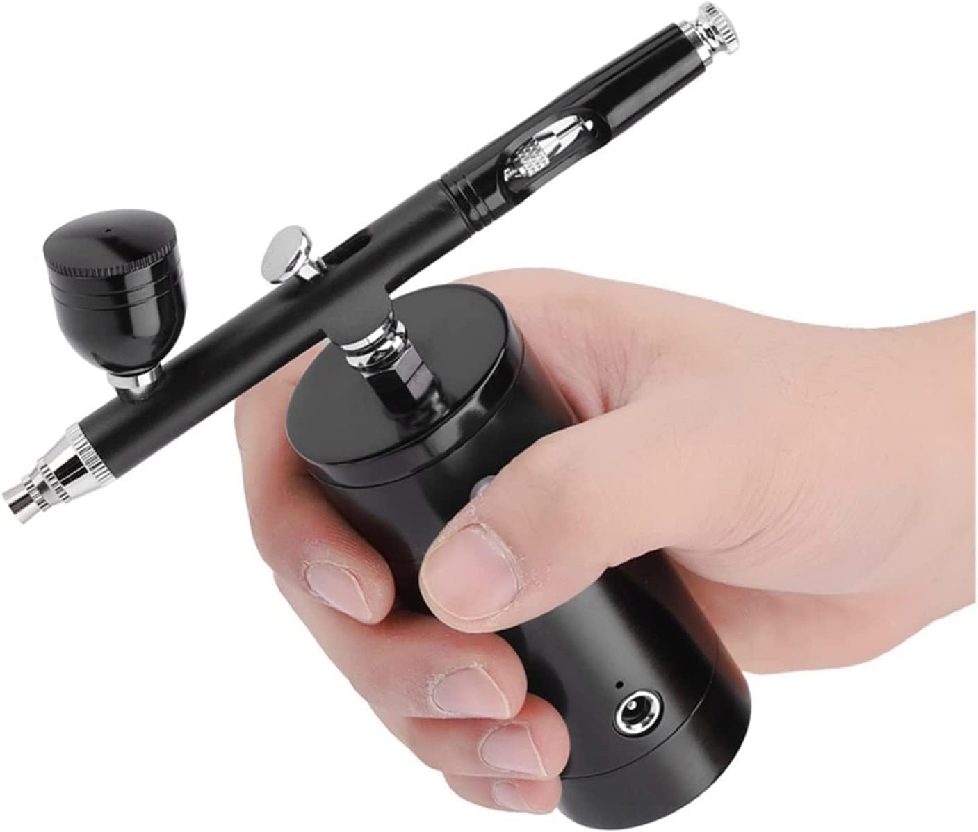 HSF エアブラシセット サンドブラスター エアブラシキット コンプレッサー付き 多機能 メイク タトゥー ネイル スプレー ペイン