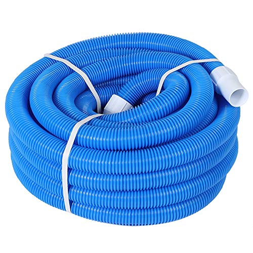 Swimming Pool Hose, 1.96 inch Pool Suction Pipe Vacuum Head Cleaner Hose Cleaning Tool for Swimming Pools(15m/49.21ft)