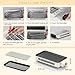 Electric Indoor Grill 1500W, YOHAWJAN 2 in 1 Smokeless Indoor Grills with Non-stick Removable Grill & Griddle Plate, Temperature Control, Portable Korean BBQ Grill with 3 Raclette Cheese Pans