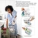 Prince Lionheart Made in USA High Capacity 3-in-1 Dishwasher and Spill Proof Vave Cleaner Basket for Toddlers & Infants Bottle Parts & Accessories | Fits all Dishwashers | 100% Recycled Plastic,White
