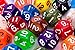 25 Count Assorted Pack of 12 Sided Dice - Multi Colored Assortment of D12 Polyhedral Dice