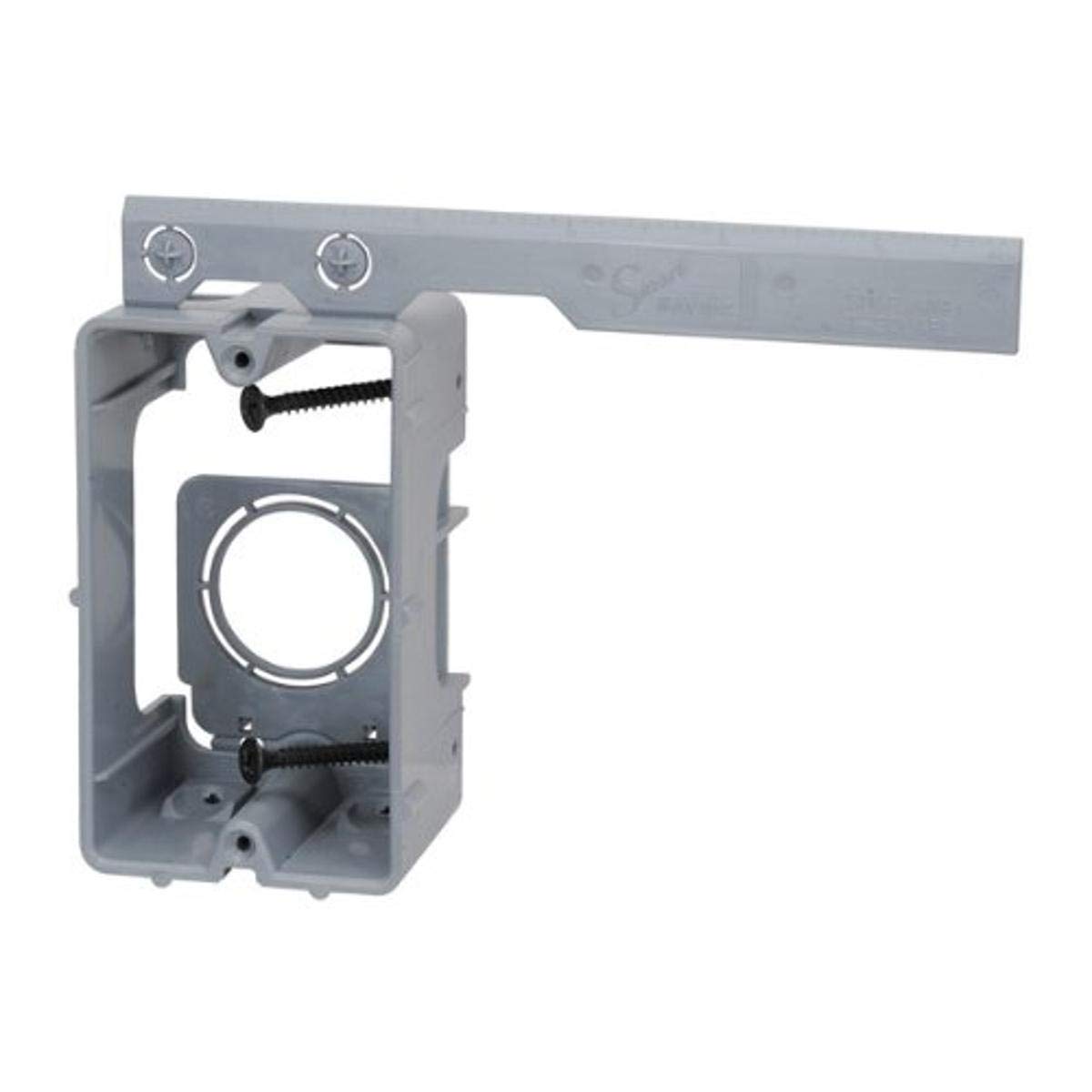 Southwire MSB1G One Gang Device Box with Depth Adjustable, Heavy Duty 42lb