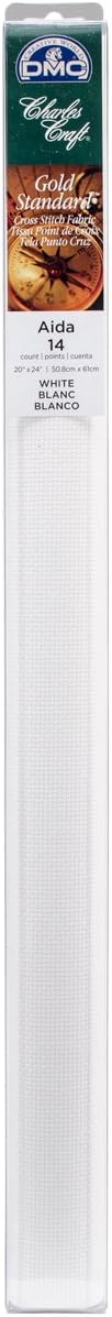DMC Charles Craft Classic Reserve Aida 14 Count 20 inch x 24 inch Box White GD1438-6750 (3-Pack)