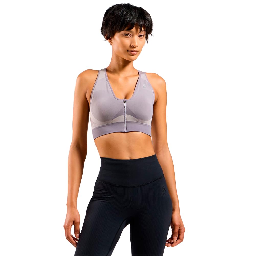 Odlo Damen Sport BH Seamless High I Sport BH Damen Starker Halt I Sports Bra High Support Sports Bra