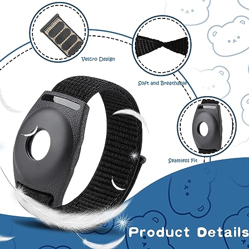 Niboow [2 Pack Nylon Wristband Compatible with Apple AirTag - Image 2