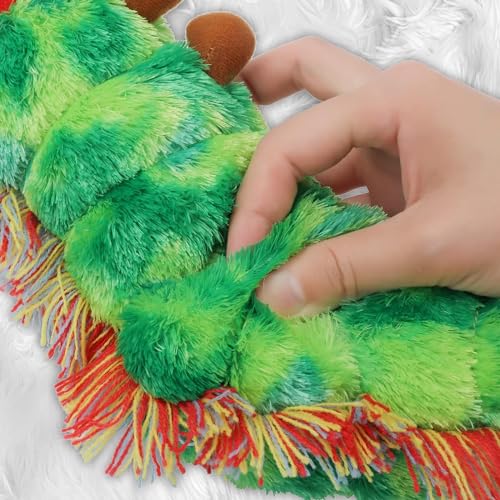 Raupe Nimmersatt Kuscheltier, 25cm Kleine Raupe Nimmersatt Plüschtier Baby Stofftier Spielzeug für Kinder Geburtstag und Weihnachten