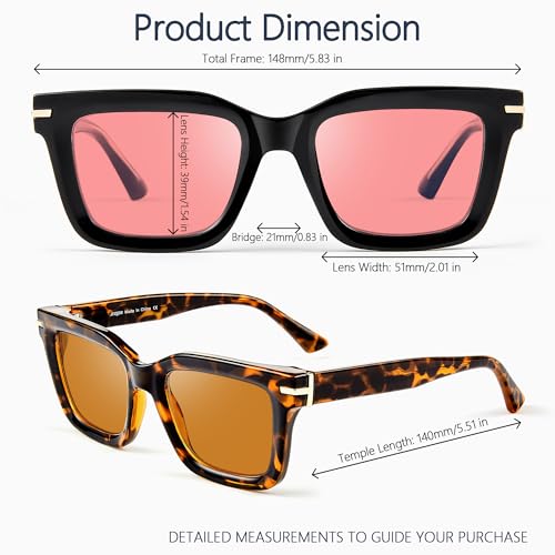 Image of Fluorescent-41 Rose Tinted Fit Over Blue Light Blocking Glasses for Migraine, Light Sensitivity, Photophobia JF7202