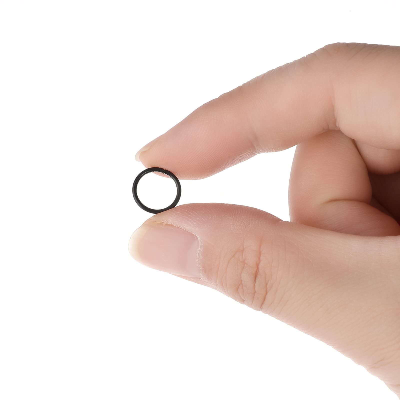 Caianwin 100 stuks mini-sleutelhanger hoepel 10 mm, splitring met dubbele lussen, metalen ringen voor het maken van sieraden, doe-het-zelf en ornamenten