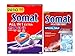Produktbild SOMAT Tabs 100 AW all in 1 Extra, Geschirrspül Tabs für Sauberkeit auch bei niedrigen Temperaturen, bekämpft eingetrocknete Rückstände + Somat Duo Power Experten Spezial-Salz 1,2kg