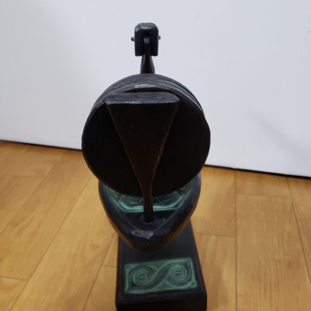 Amazon.co.jp: アイヌ木彫り 阿部紀男 オブジェ コースター : ホビー