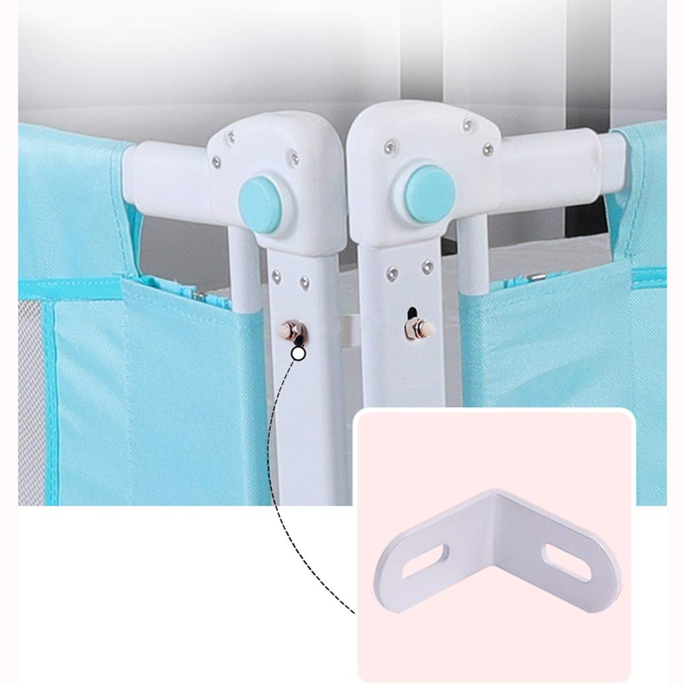 Barandillas para Camas Parachoques del riel de la Cama para niños, Guardia de Seguridad para Levantamiento de la Cama, Valla de Seguridad para niños 1.2m-2m (2 Colores) (Tamaño : Blue-1.2m)