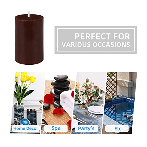 Jeco CPZ-2305 Inch2 Inch Diameter By 3 Inch Brown Pillar Candle,Cpz-2305 thumb #4