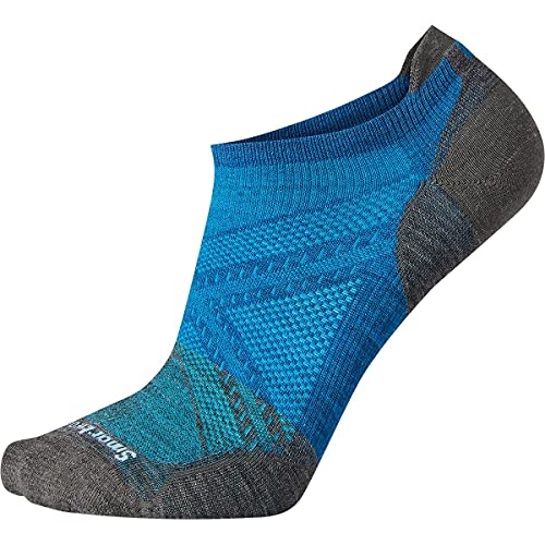 Smartwool Performance Cycle Zero Cushion Pattern Low Ankle Neptune Blue M